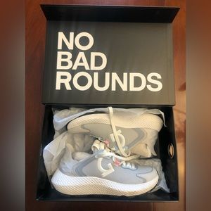 G/fore women’s MG4X2 Golf shoes. NIB Sz. 8. Gray & Pink Pinehurst edition.